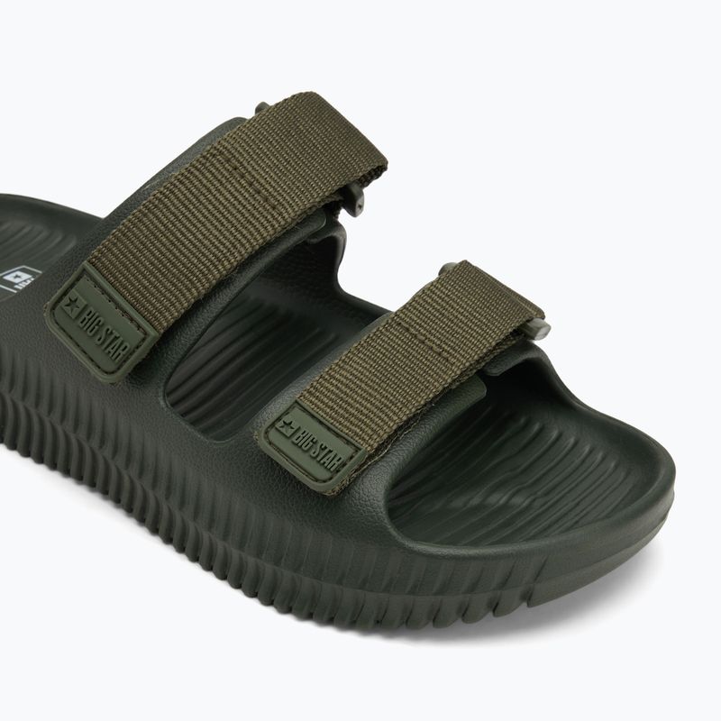 Шльопанці чоловічі Big Star RR174A027 зелений/оливковий 7