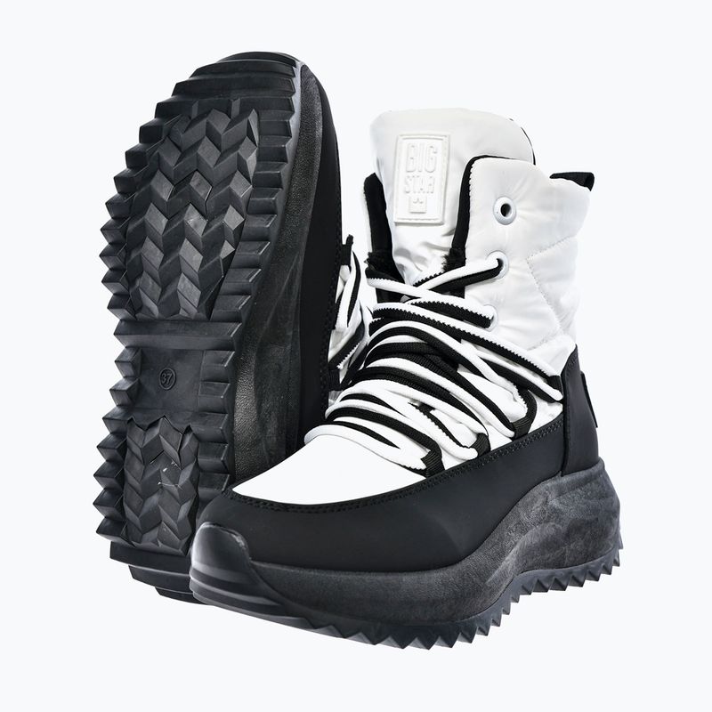 Черевики зимові жіночі BIG STAR SS274060 white/black 2