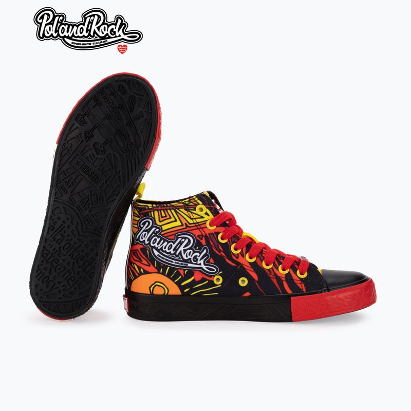 Кеди чоловічі BIG STAR SS174501 black/red/yellow 12