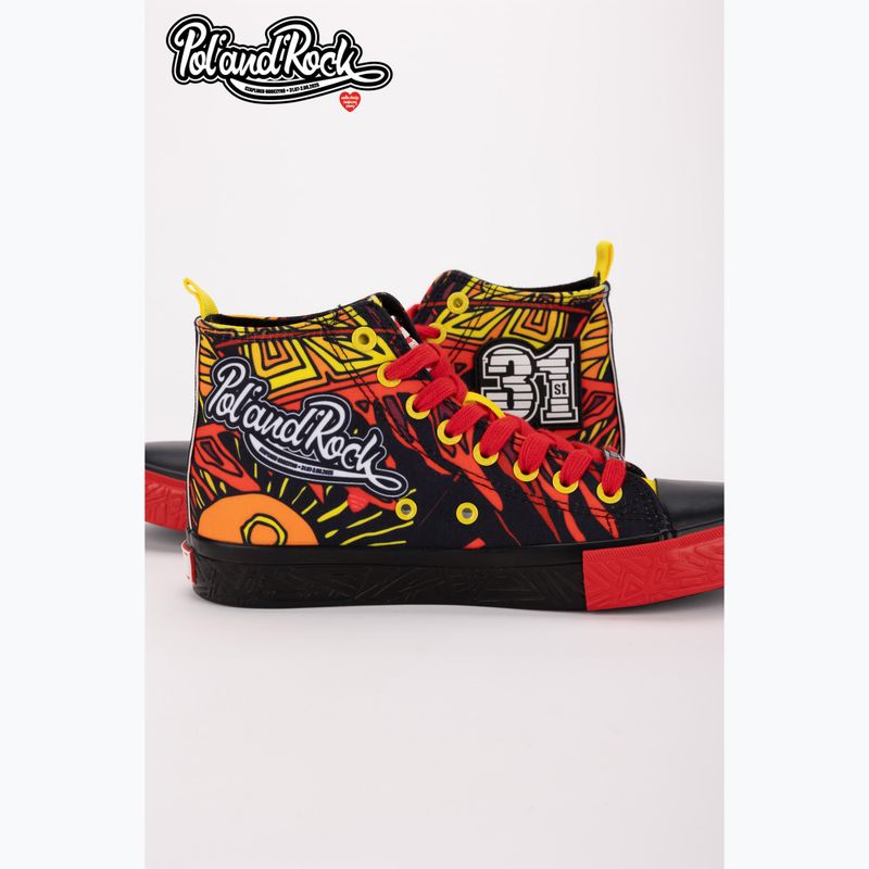 Кеди чоловічі BIG STAR SS174501 black/red/yellow 14