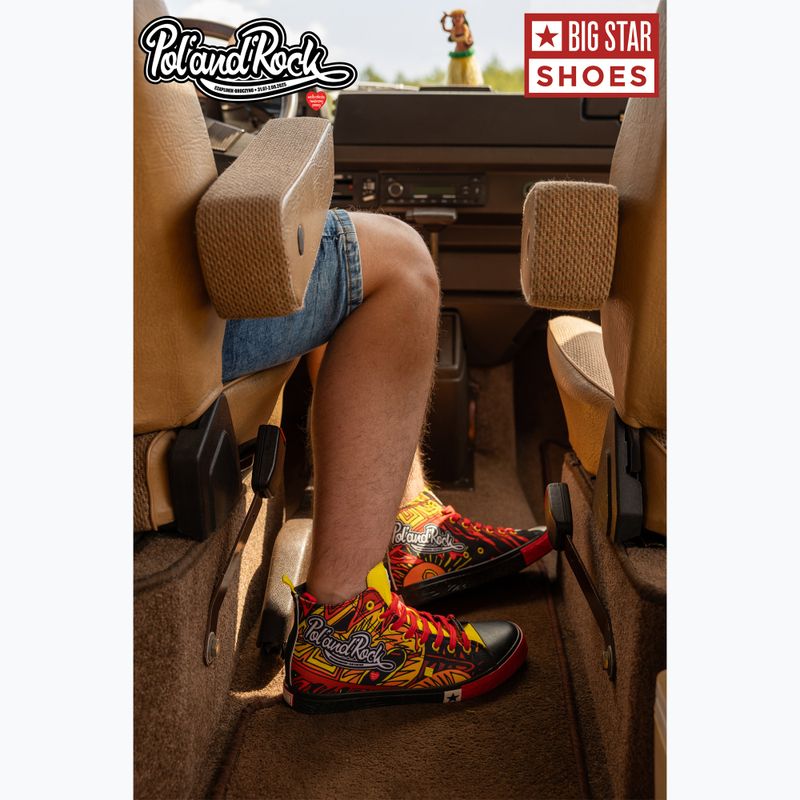 Кеди чоловічі BIG STAR SS174501 black/red/yellow 18