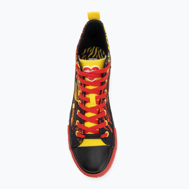 Кеди чоловічі BIG STAR SS174501 black/red/yellow 5