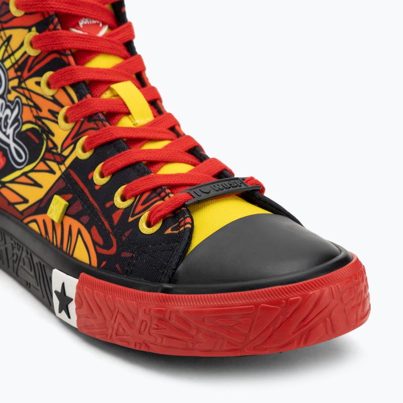 Кеди чоловічі BIG STAR SS174501 black/red/yellow 7