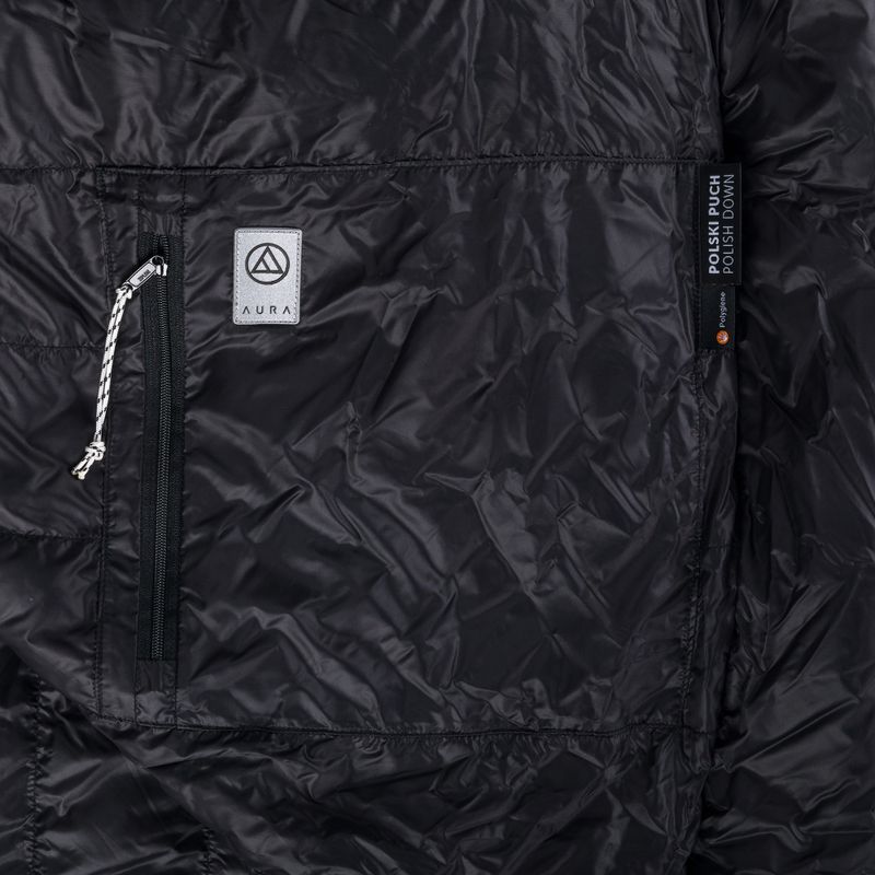 Спальний мішок AURA Nom 200 195 см/правий сталевий 7