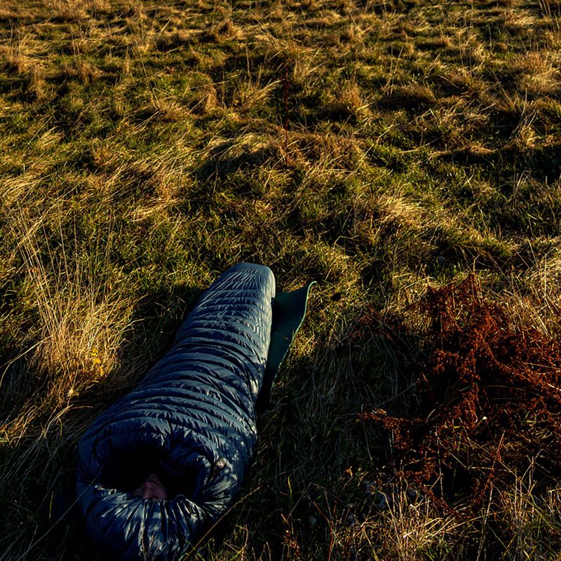 Спальний мішок AURA Nom 200 195 см/правий сталевий 12