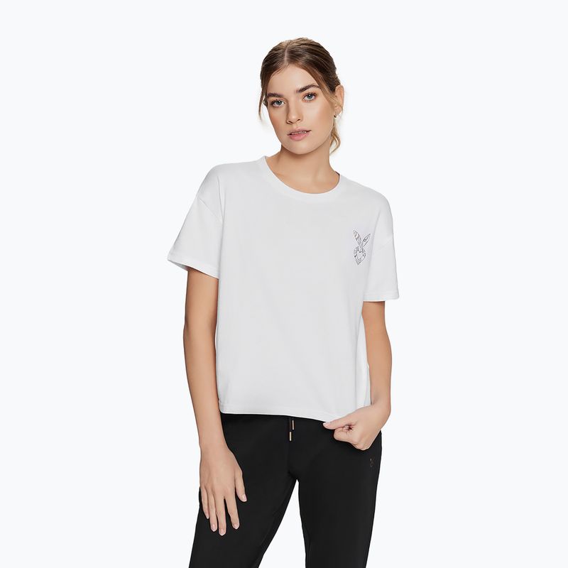 Футболка для тренувань жіноча Cardio Bunny Bright white