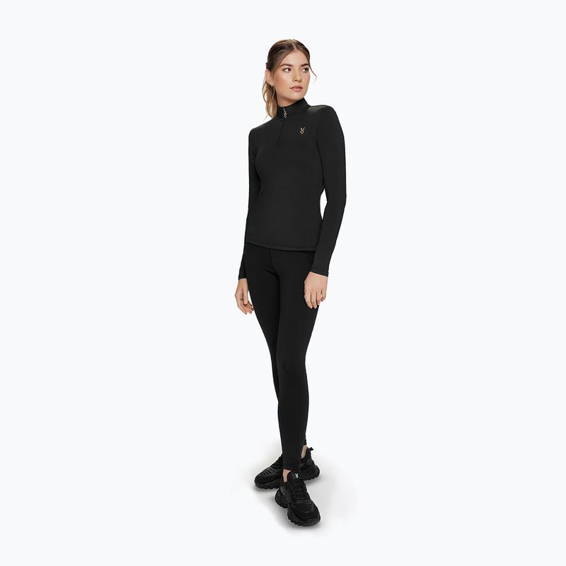 Лонгслів для тренувань жіночий Cardio Bunny Stormy black 2