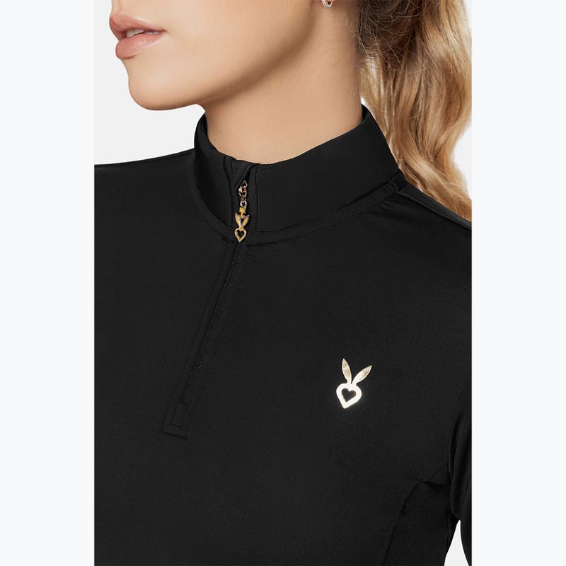 Лонгслів для тренувань жіночий Cardio Bunny Stormy black 5