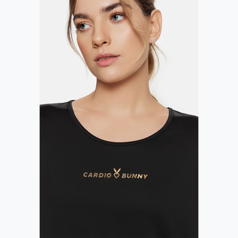 Футболка для тренувань жіноча Cardio Bunny Fog black 5