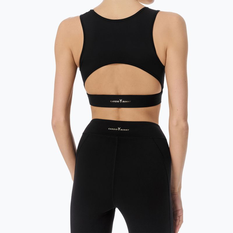 Бюстгальтер для тренувань Cardio Bunny Black sport 5