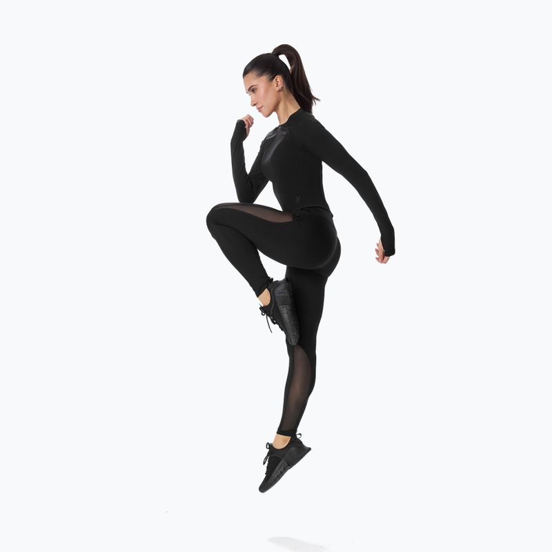 Лонгслів для тренувань жіночий Cardio Bunny  black 4