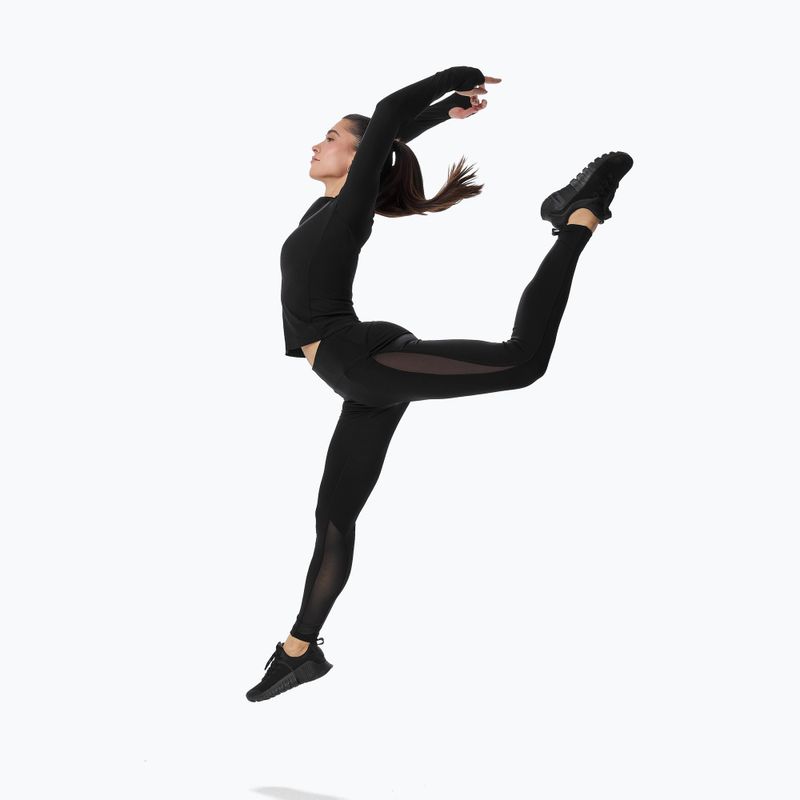 Лонгслів для тренувань жіночий Cardio Bunny  black 5