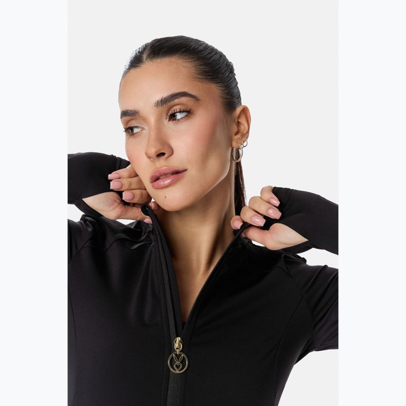 Кофта тренувальна жіноча Cardio Bunny Zipper Blouse black 6