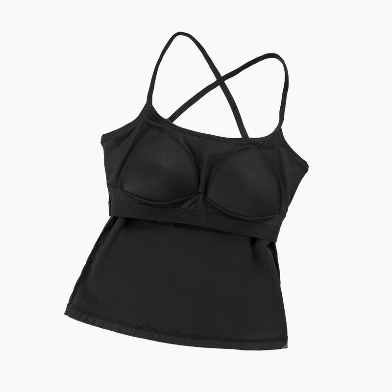Футболка для тренувань жіноча Cardio Bunny With Built-in Black bra 6