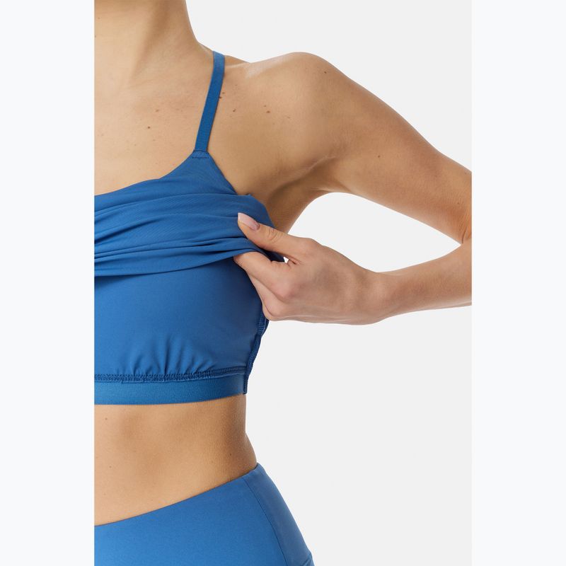 Футболка для тренувань жіноча Cardio Bunny With Built-in Blue Bra 6