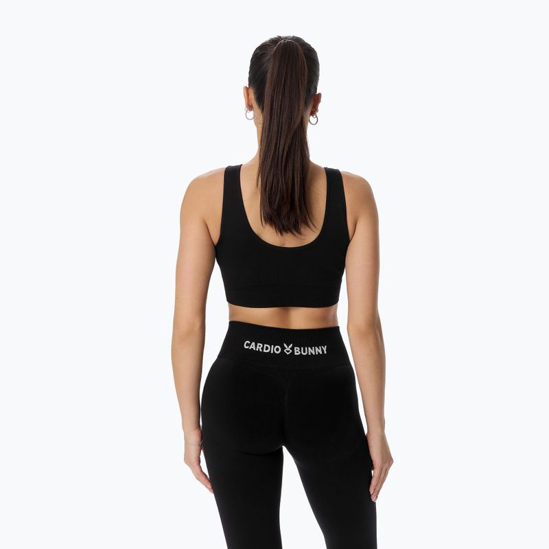 Бюстгальтер для тренувань Cardio Bunny Seamless black 5