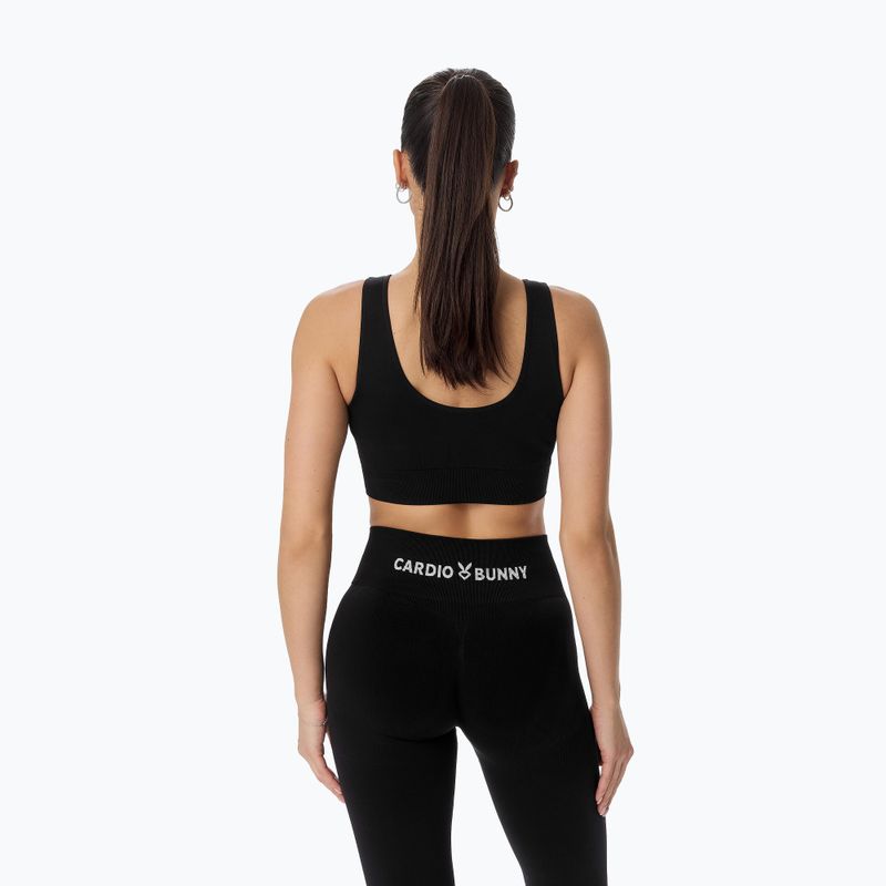 Легінси для тренувань жіночі Cardio Bunny Seamless Push-Up black 5