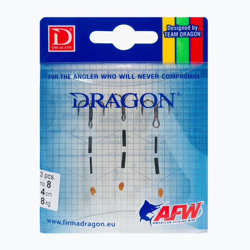 Оснастка DRAGON V-Lures для судака 3 шт. чорна PDF-51-008-0804