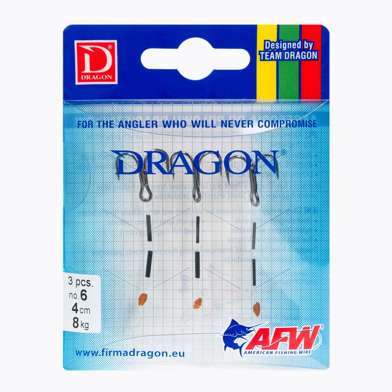Оснастка DRAGON V-Lures для судака 3 шт. чорна PDF-51-006-0804