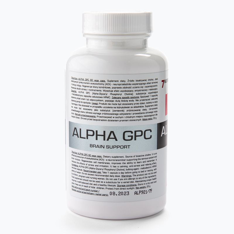 Alpha GPC 7Nutrition пам'ять та концентрація 60 капсул 7Nu000436 2