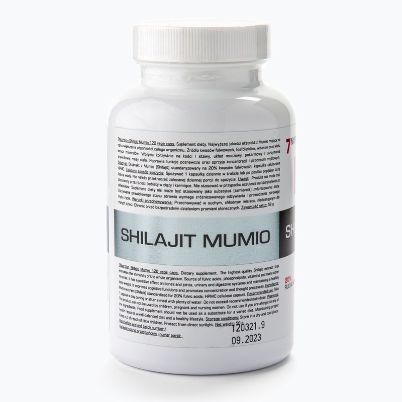 Shilajit Mumio 7Nutrition імунна система 400мг 120 капсул 7Nu000456 2