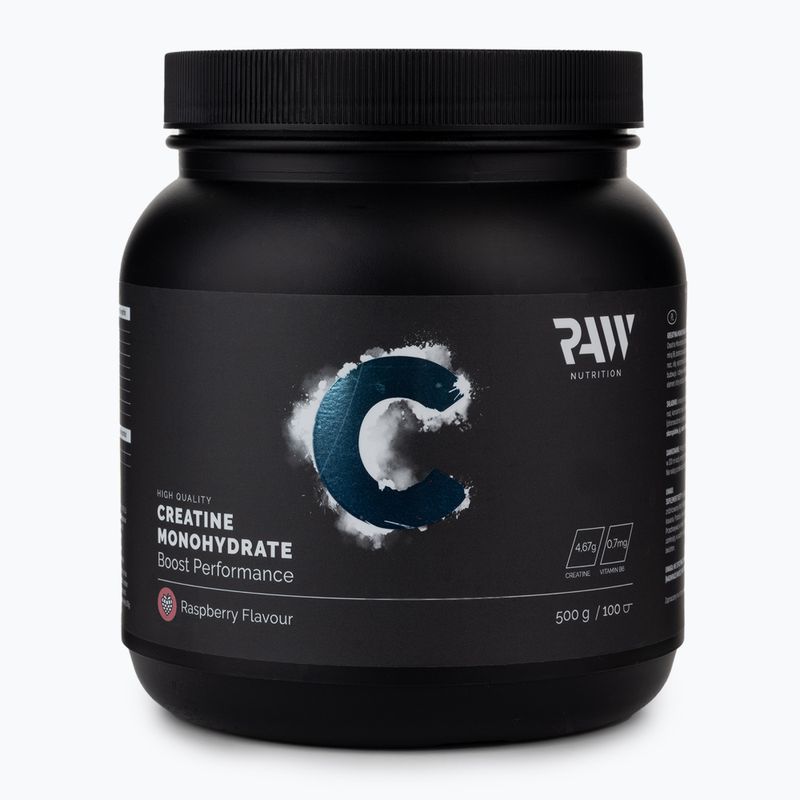 Моногідрат Raw Nutrition Креатин 500g малина MONO-59016