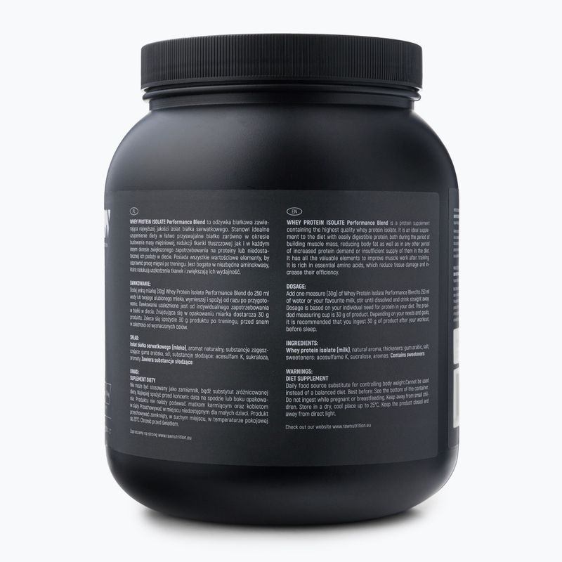 Whey Protein Isolate Raw Nutrition 900g шоколад WPI-59017 2