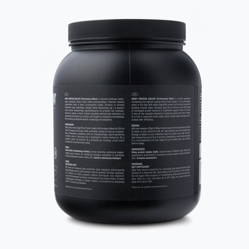 Whey Protein Isolate Raw Nutrition 900g малина WPI-59017 2