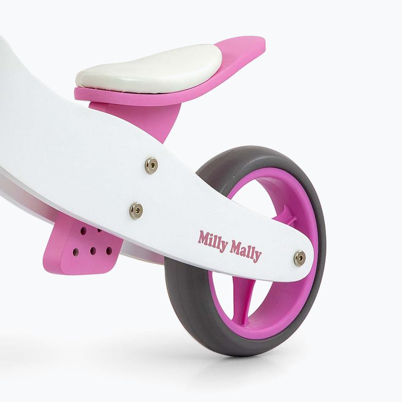 Біговел триколісний Milly Mally Jake classic pink 7