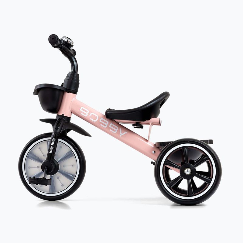 Велосипед біговий триколісний Біговел триколісний Milly Mally Bobby pink 3