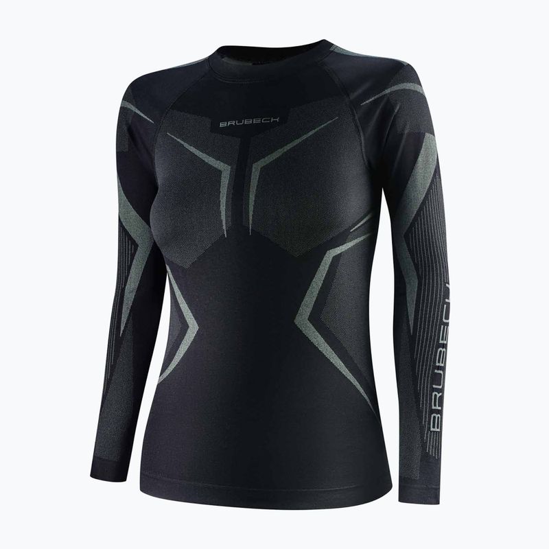 Кофта термоактивна жіноча Brubeck Dry black/graphite 3