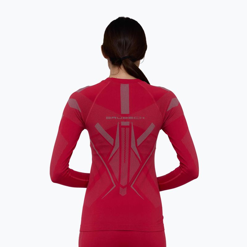 Кофта термоактивна жіноча Brubeck Dry raspberry/gray 2