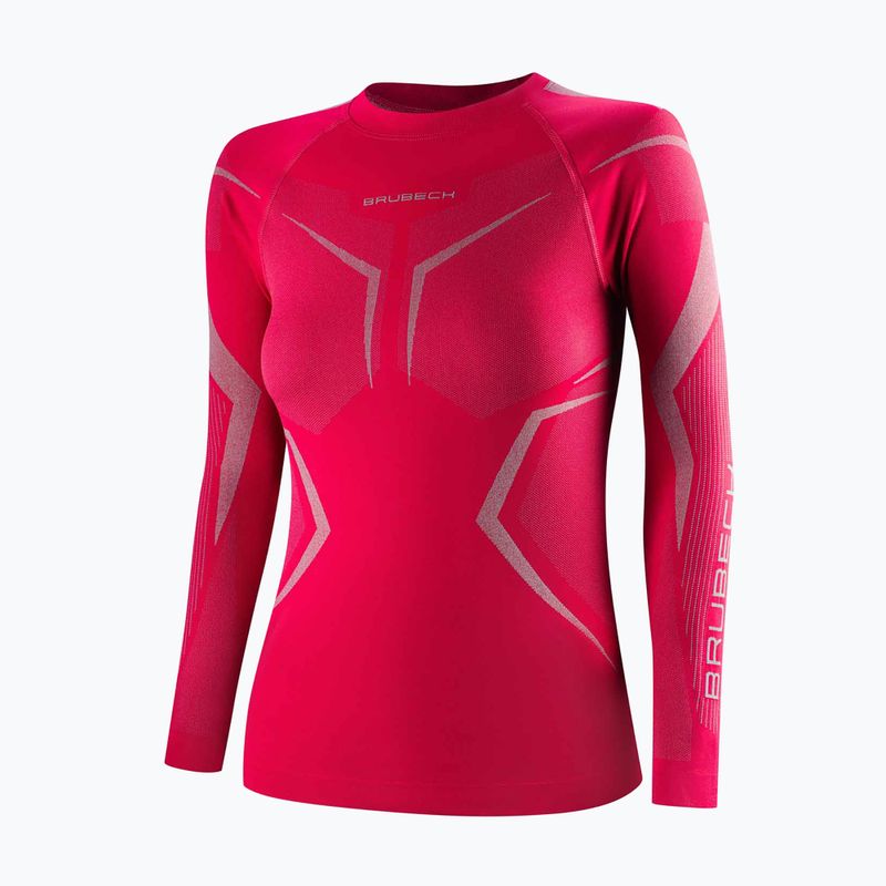 Кофта термоактивна жіноча Brubeck Dry raspberry/gray 3
