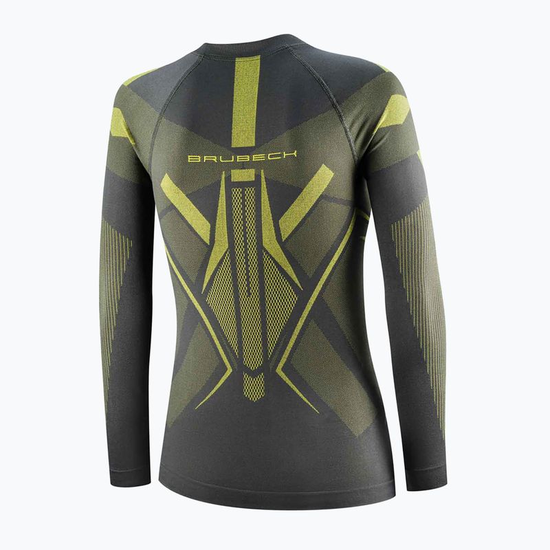 Кофта термоактивна жіноча Brubeck Dry gray/lime 4
