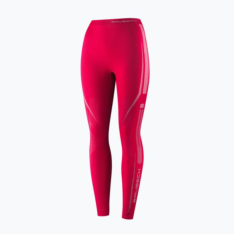 Штани термоактивні жіночі Brubeck Dry raspberry/gray 3