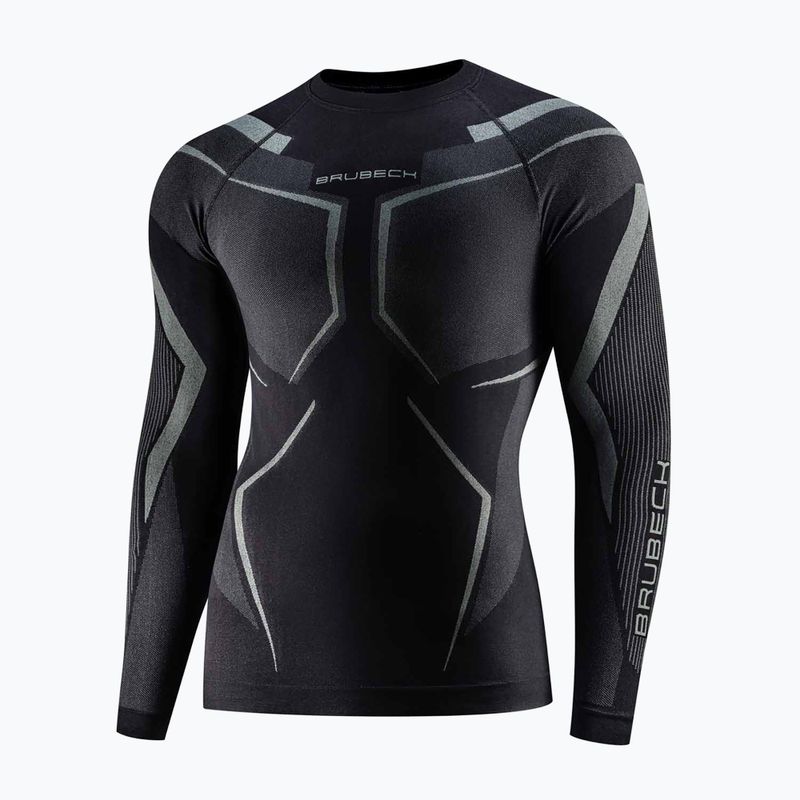 Кофта термоактивна чоловіча Brubeck Dry black/graphite 3