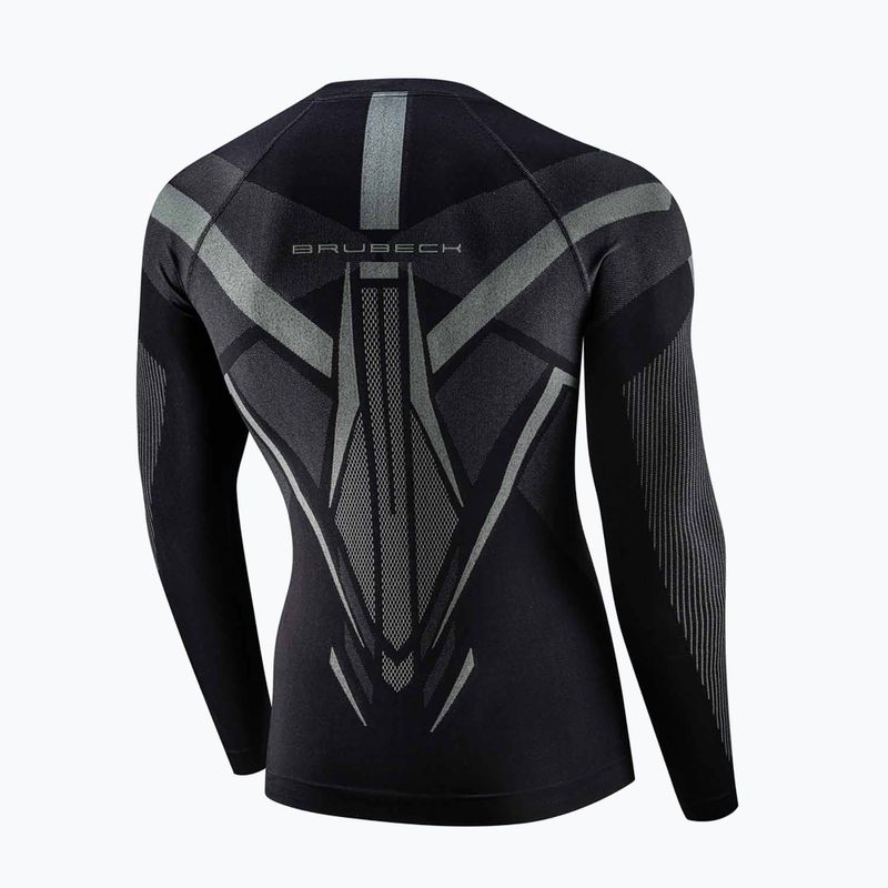 Кофта термоактивна чоловіча Brubeck Dry black/graphite 4