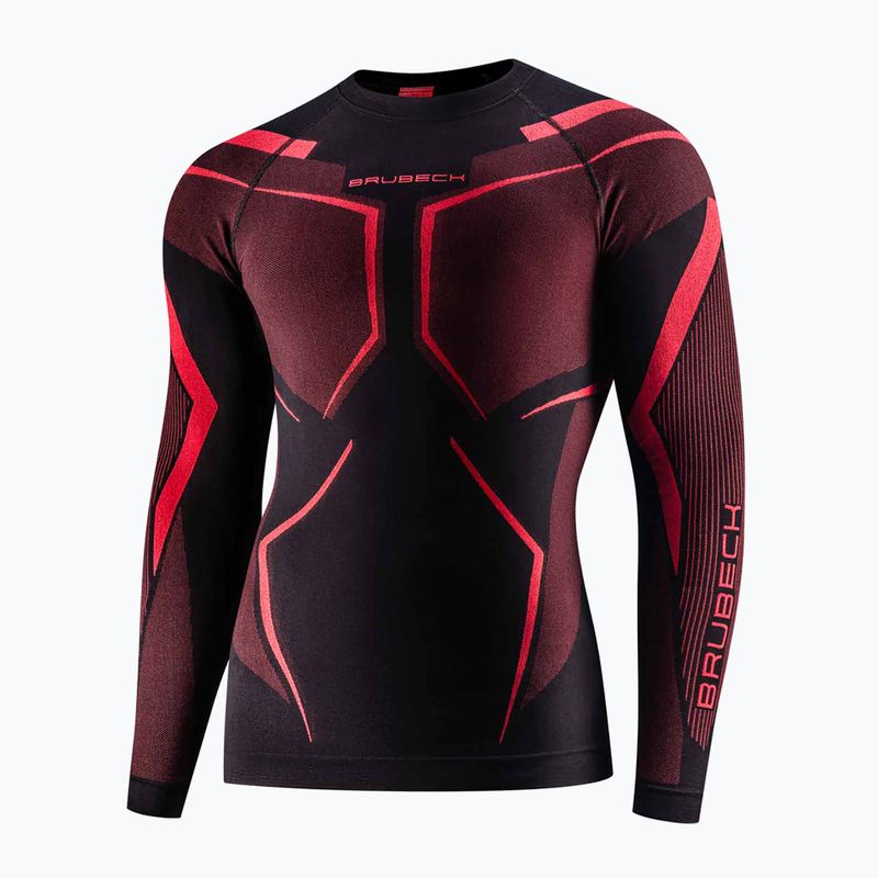 Кофта термоактивна чоловіча Brubeck Dry black/red 3