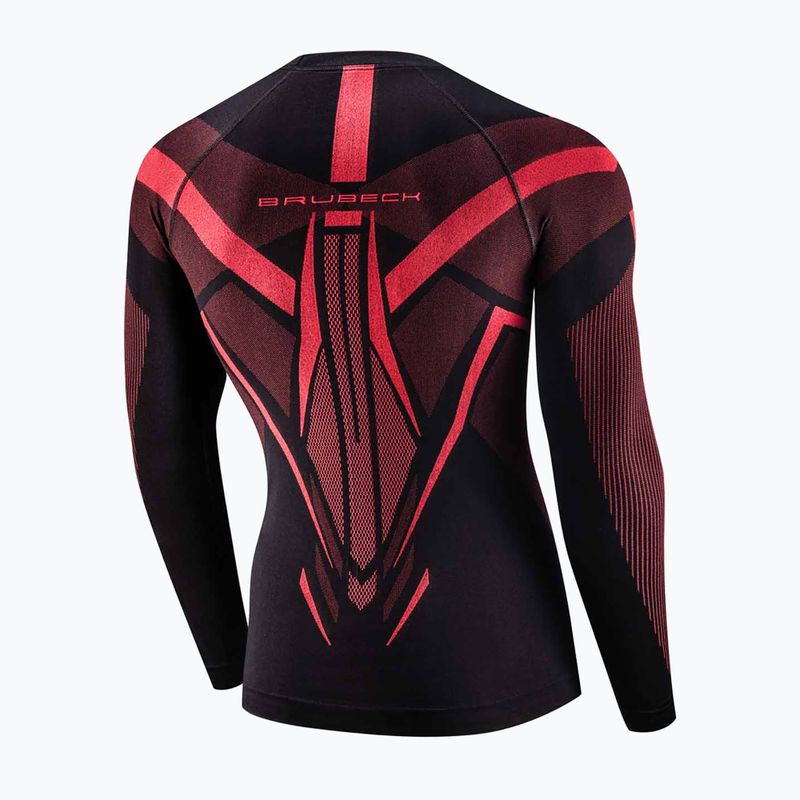 Кофта термоактивна чоловіча Brubeck Dry black/red 4