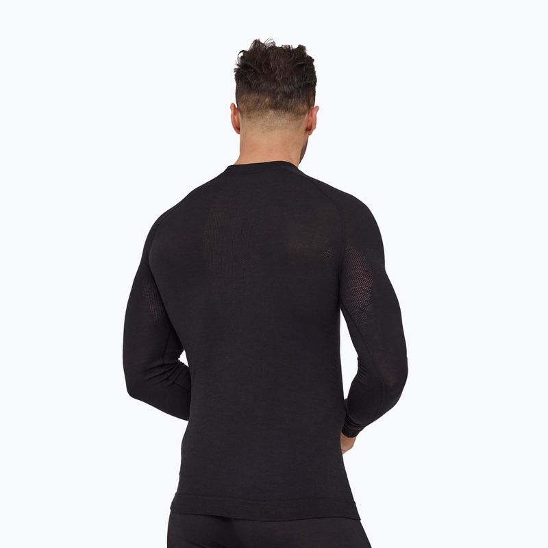 Кофта термоактивна чоловіча Brubeck Active Merino black 2