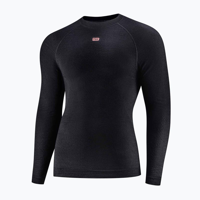 Кофта термоактивна чоловіча Brubeck Active Merino black 3