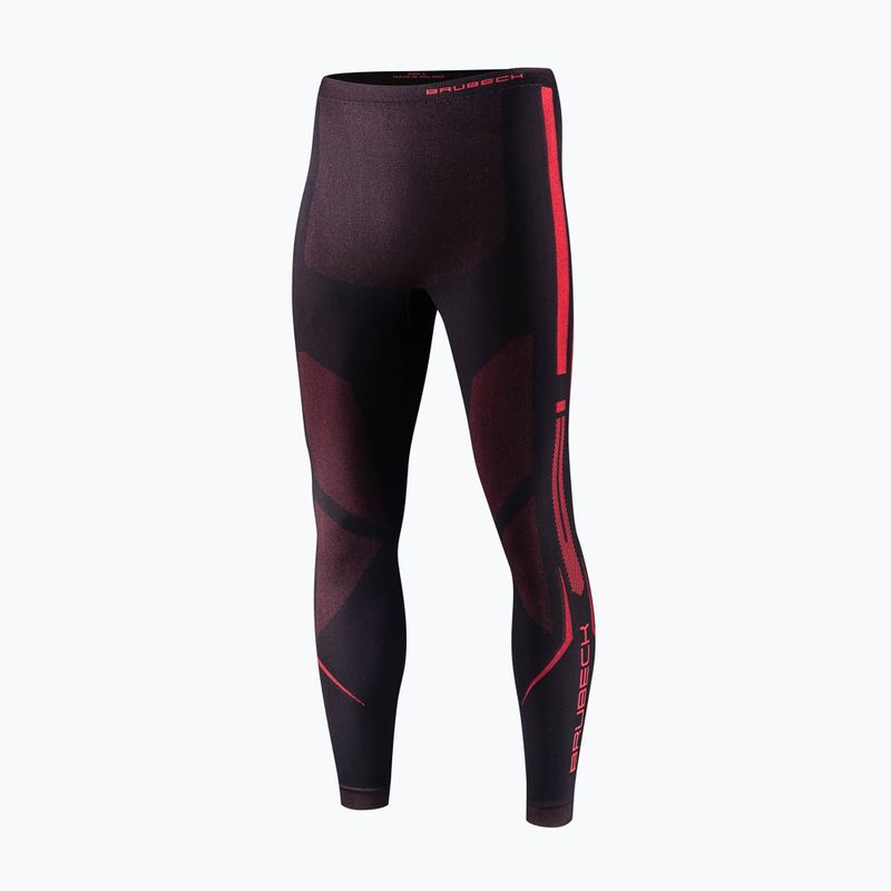 Штани термоактивні чоловічі Brubeck Dry black/red 3