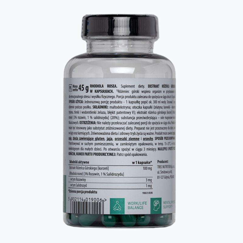 Vitality Rhodiola Rosea Trec оливник рожевий 90 капсул TRE/884 2