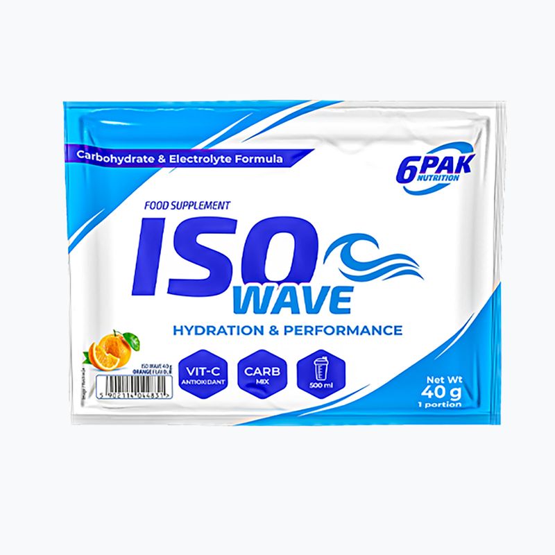 Ізотонічний напій в порошку 6PAK Iso Wave 40 g Orange