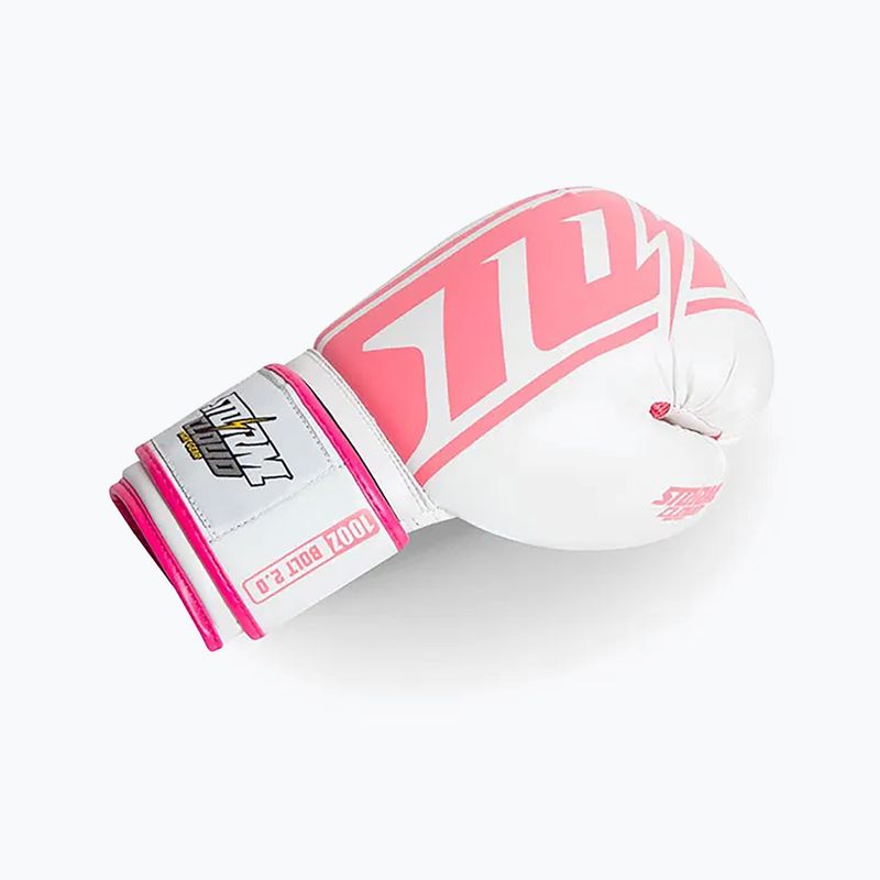 Боксерські рукавиці StormCloud Bolt 2.0 white/pink 7
