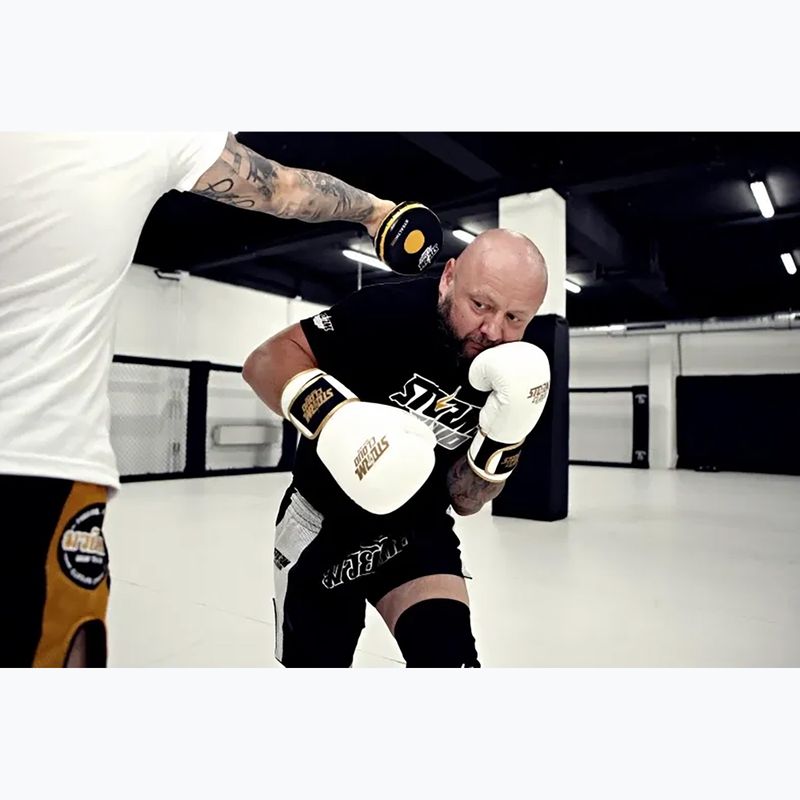 Боксерські рукавиці StormCloud Boxing Pro white/gold 9
