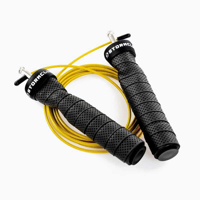 Скакалка StormCloud Champ PRO lvl black/yelow 2