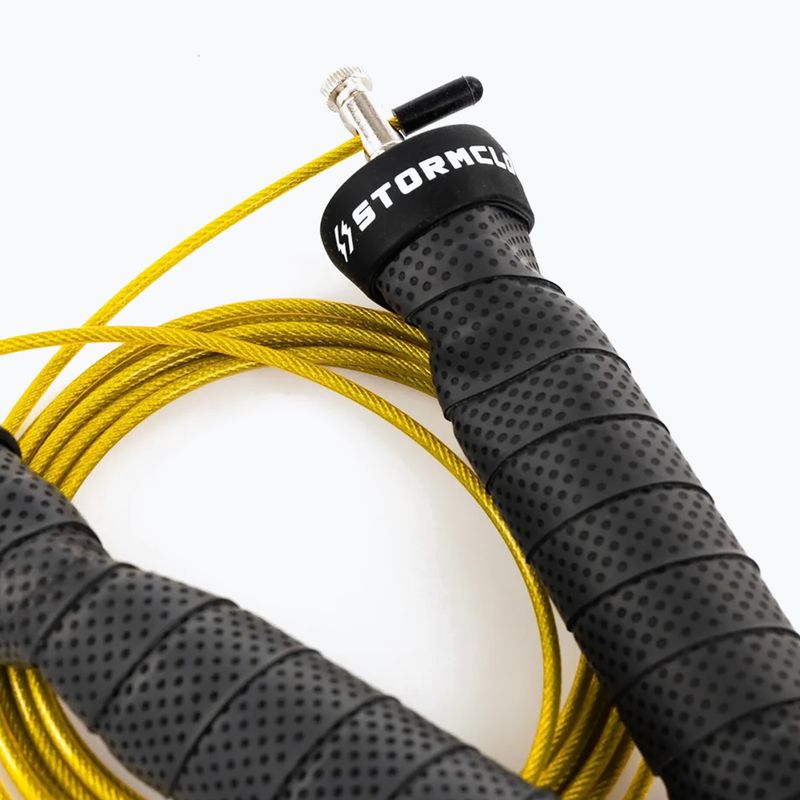 Скакалка StormCloud Champ PRO lvl black/yelow 4
