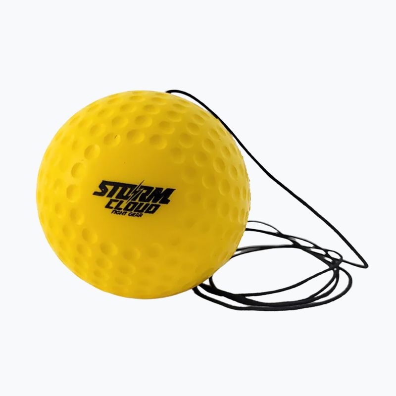 Рефлекторний м'ячик StormCloud Reflex Ball One yellow 2