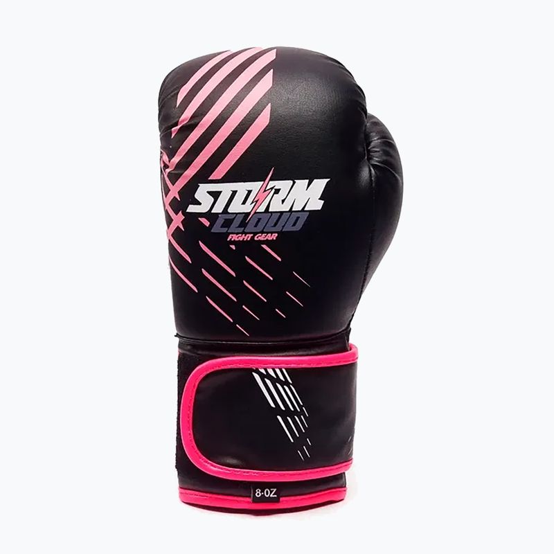 Боксерські рукавиці StormCloud Lynx black/pink 2